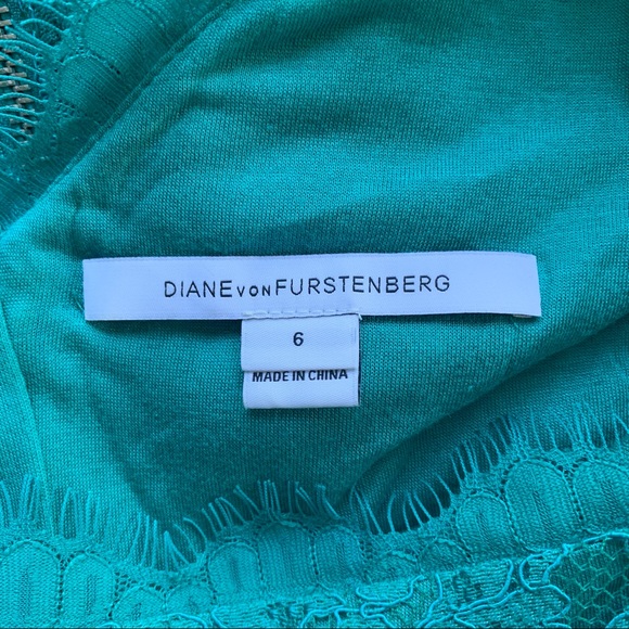 Diane Von Furstenberg Zarita Long Lace Dress - Picture 5 of 6